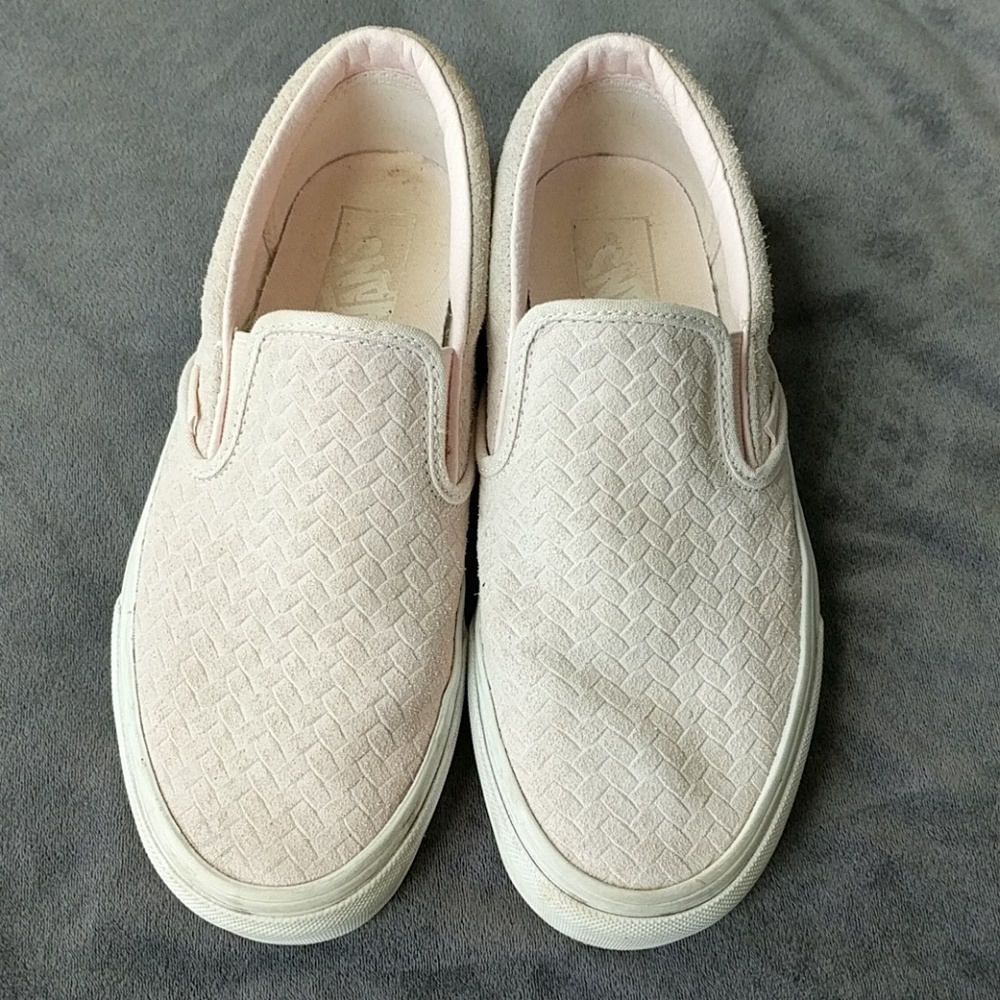 Light pink Vans size 8